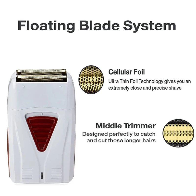 2 Pack Pro ฟอยล์เปลี่ยนเครื่องโกนหนวดและเครื่องตัดสำหรับ Andis 17150(TS-1) เครื่องโกนหนวด Profoil แบตเตอรี่ลิเธียมเปลี่ยน