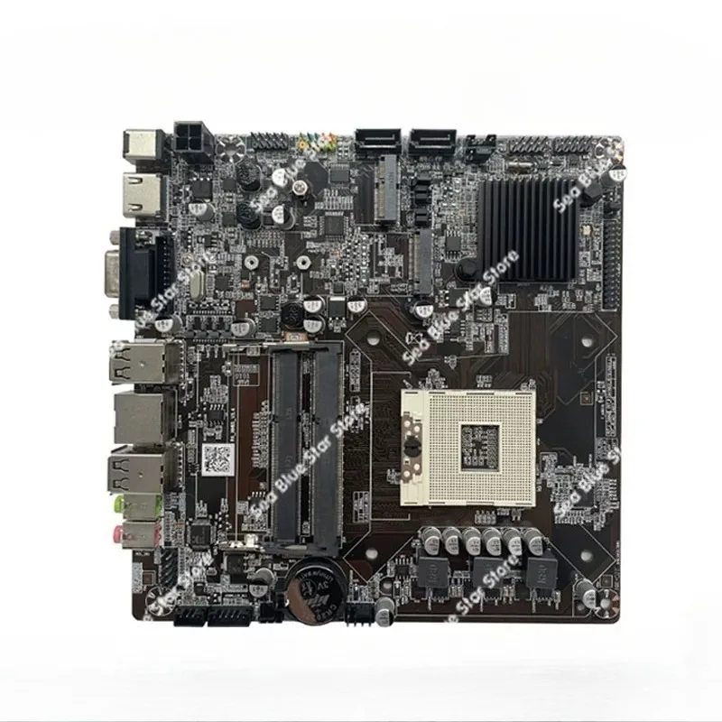 New industrial control mini host HM55/HM87 HM65 all-in-one main board advertising machine HM77 notebook LVDS