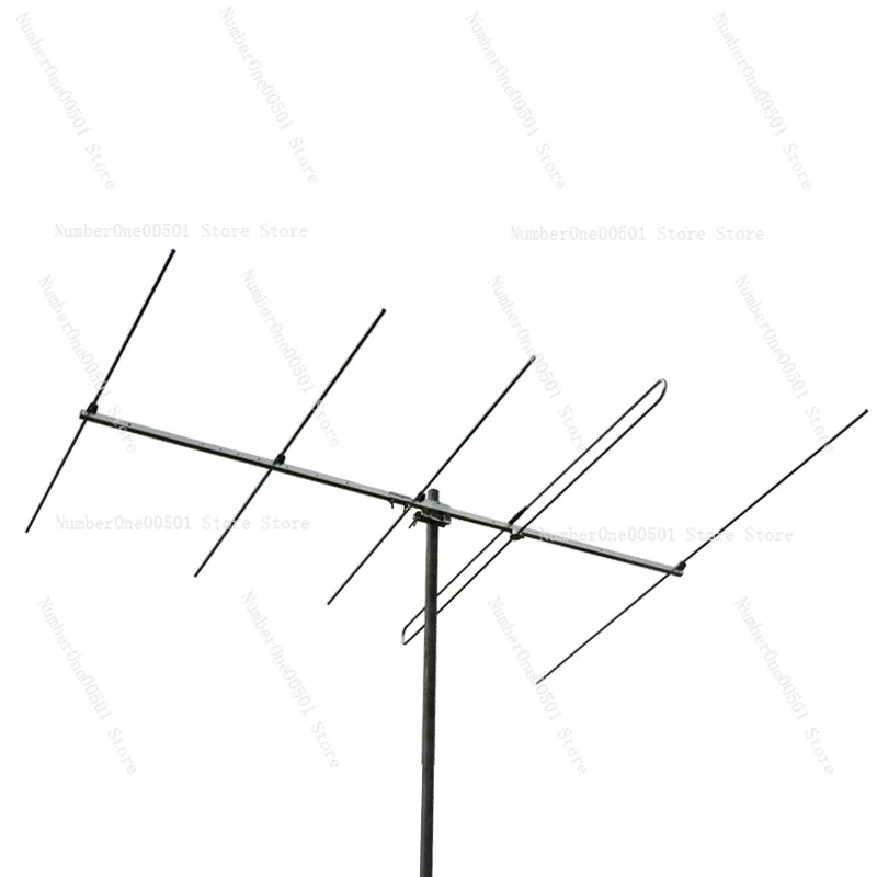 High Gain Remote Reception Directional FM Radio Head Five Unit Fishbone Yagi FM Antenna