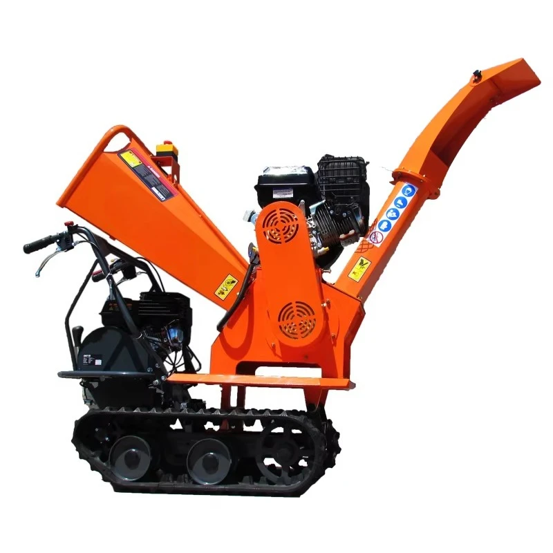 

Customized Sliding Wood Chipper, Vehicle-mounted Tracked Portable Branch Crusher, Wood Processor, Forestry Machinery