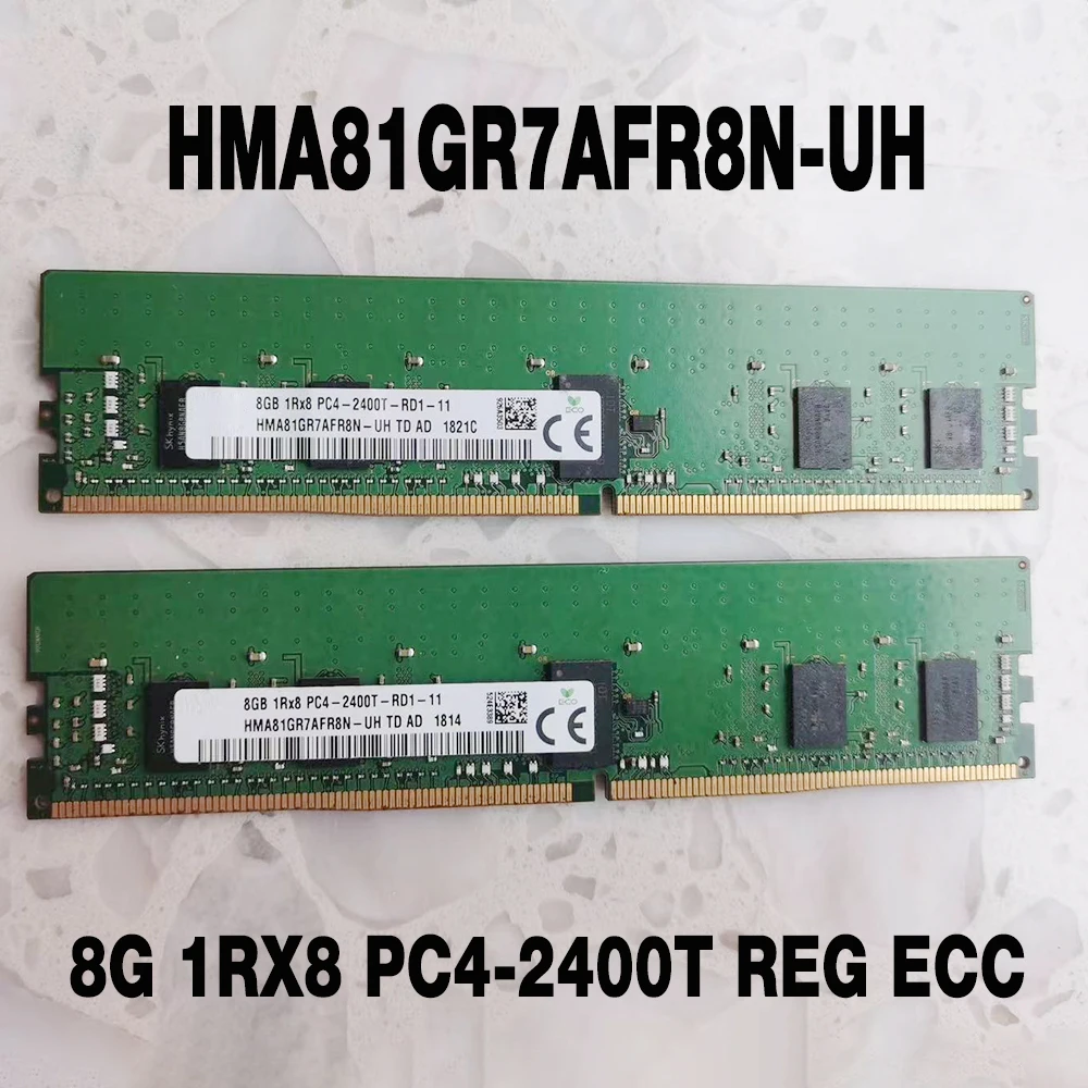 1PCS  HMA81GR7AFR8N-UH 8G 1RX8 PC4-2400T REG ECC For SKhynix Server Memory