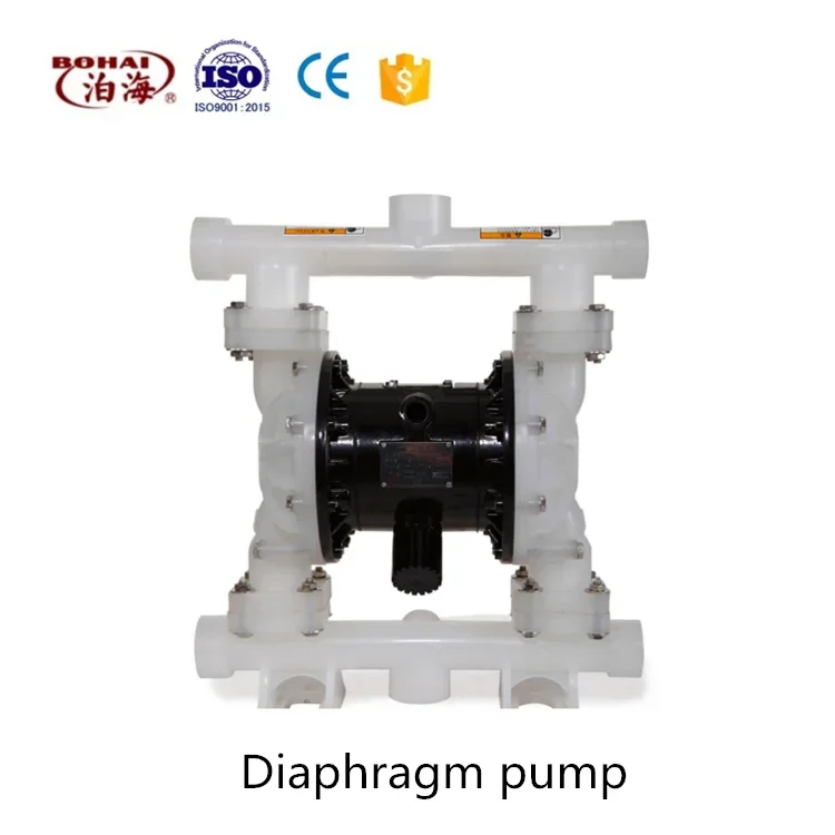 Polypropylene plastic Pneumatic Diaphragm Pump Structure PVC air pump pneumatic pump