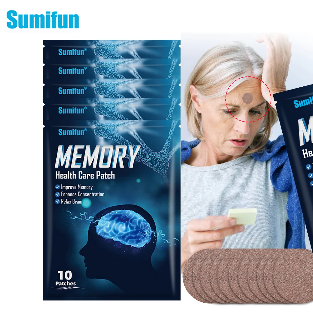 10/30/50Pcs Memory Health Care Patch Forgetfulness Alzheimer Treatment Wake Up Brain Enhancement  Effective Medical Plaster