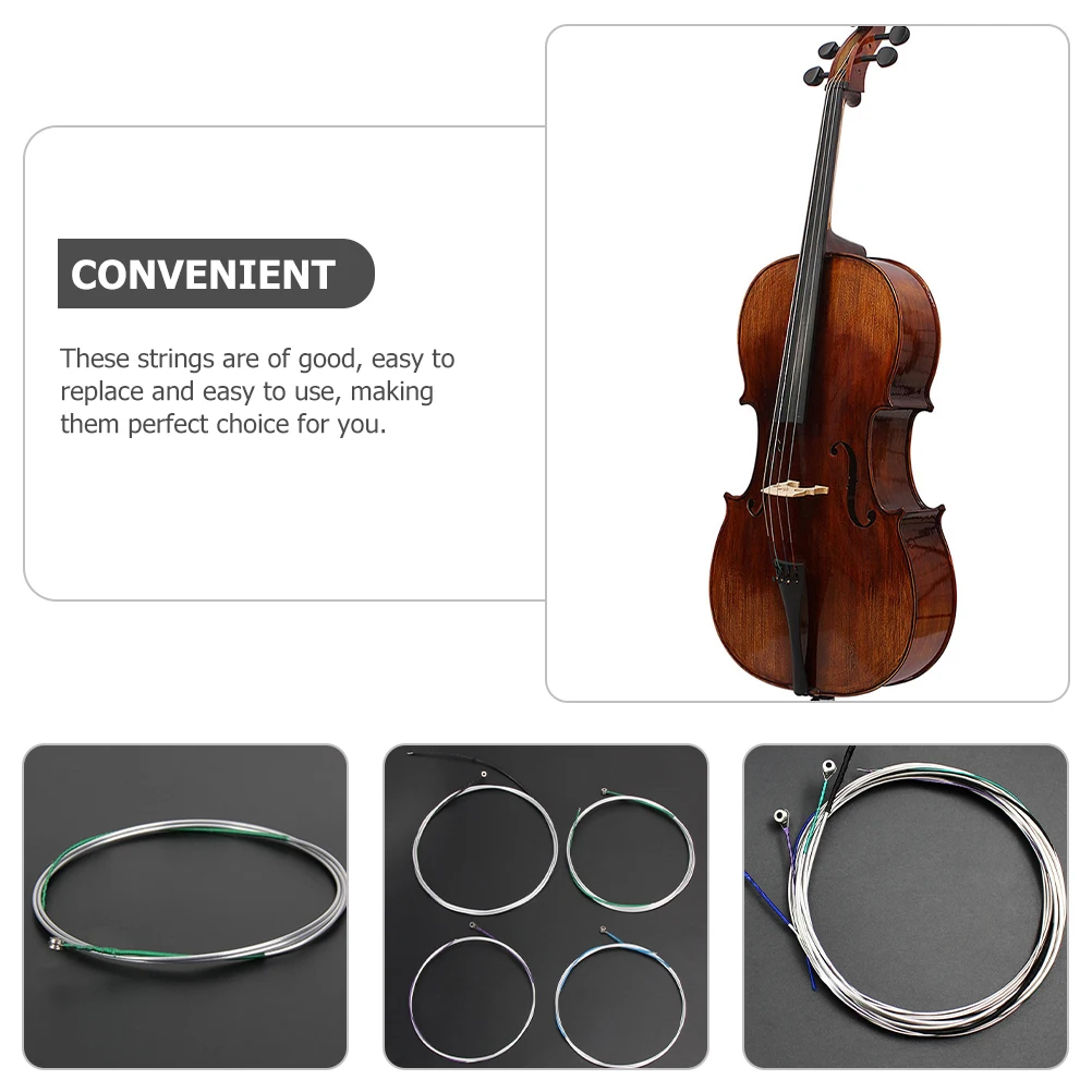 

Cello Strings Stringed Instrument Part Accessories Multifunction Musical High- Core Parts Violoncello