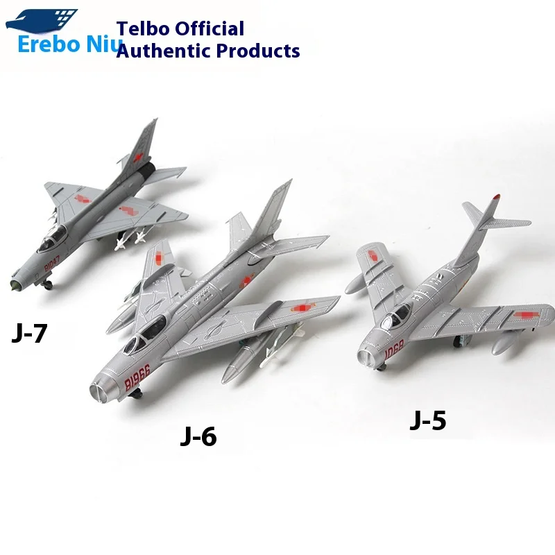 

Металлические модели самолетов-истребителей J-5/J-6/J-7, готовые изделия, статические украшения, военные сувениры для конференций, коллекционные игрушки