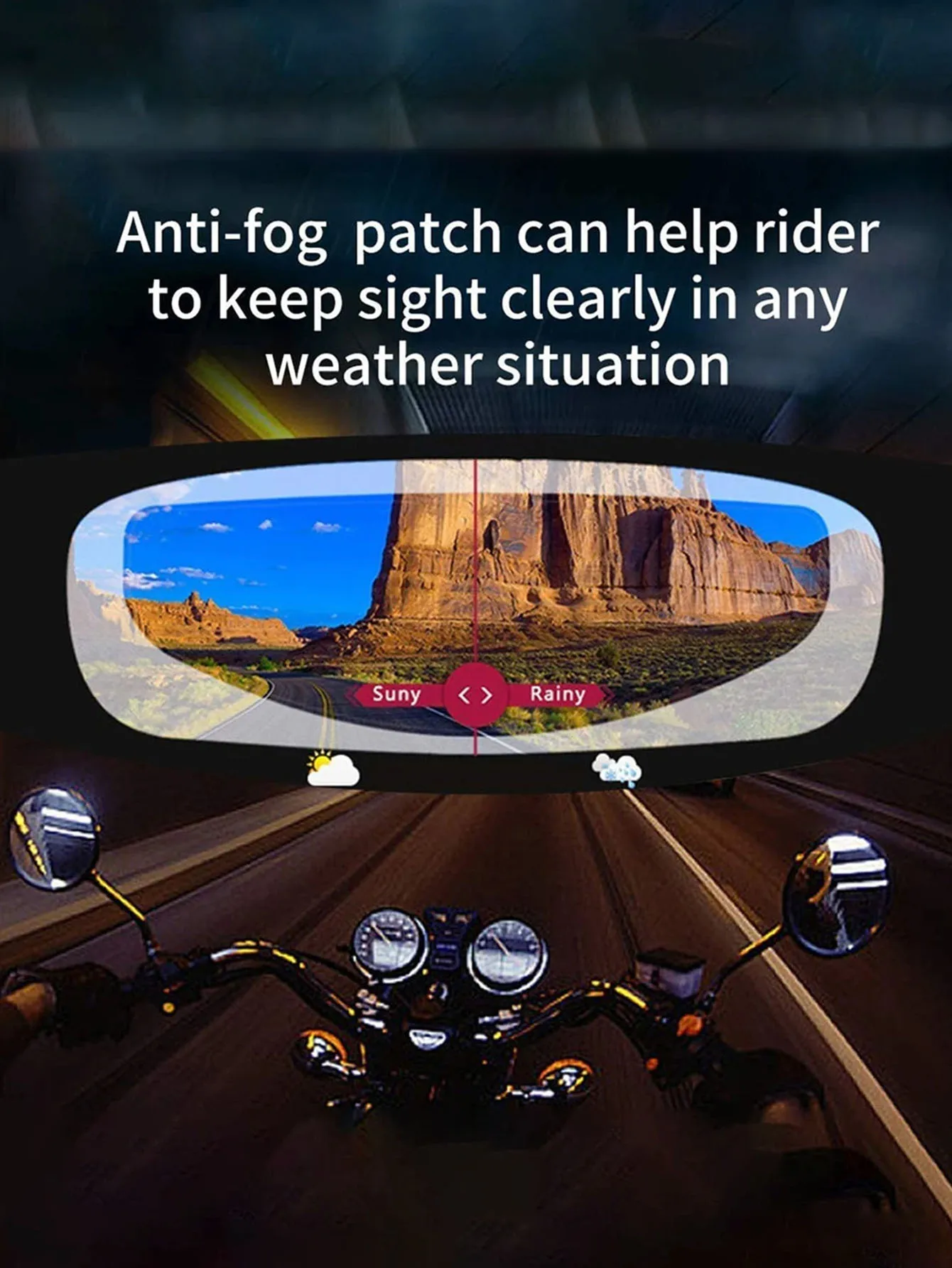 1/2PCS Motorcycle Helmet Clear Durable Nano Coating Sticker Rainproof and Anti-fog Film Safety Driving Motorcycle Accessories