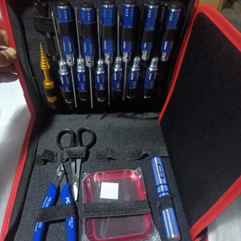 kit-d'outils-de-18-pieces-ensemble-outils-pour-modeles-d'aviation-poignee-hexagonale-bleue-tournevis-phillips-en-acier-a-haute-vitesse