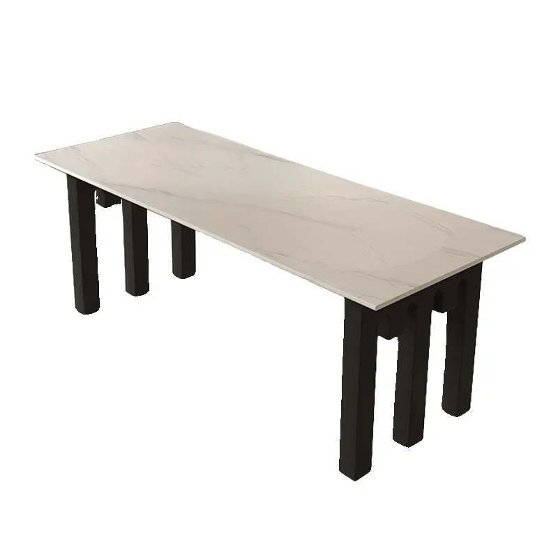 

Metal table leg bracket, rock slab marble solid wood, large board table foot, tea table base support frame