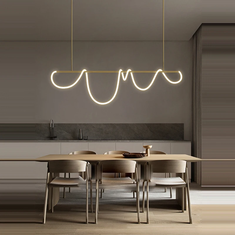 Imagem -05 - Arte Deco Led Pode Ser Escurecido Ouro Prata Mimimalism Pendurado Lâmpadas para Luzes Pingente de Teto Lustre Suspensão para Sala Estar