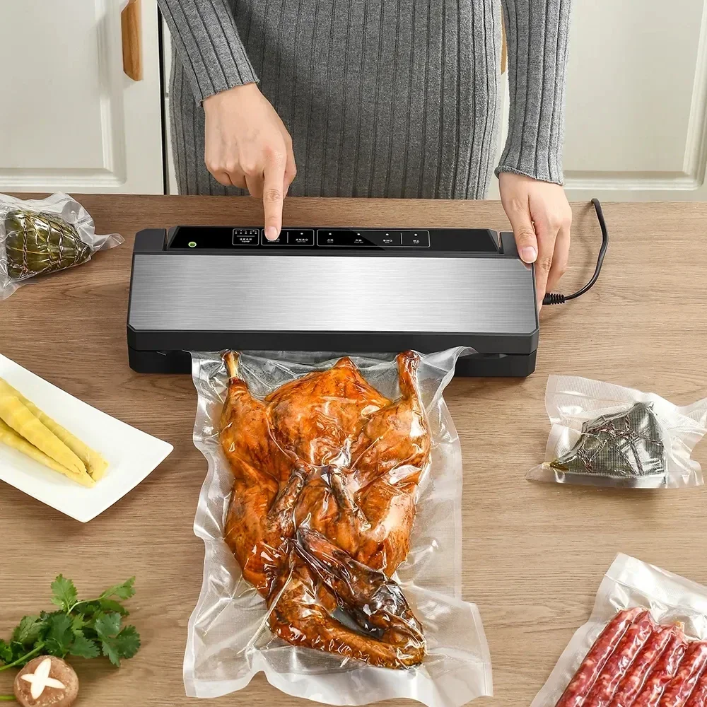 Xiaomi-Scelleuse sous vide électrique, machine d\'emballage commerciale pour la maison et la cuisine