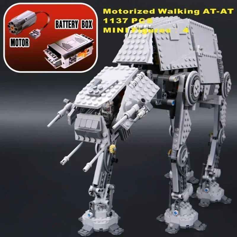 With Motor AT- AT All Terrains Armoured Walker CAR Compatible 10178 Building Blocks Bricks Toys Birthday Christmas Gift 19042