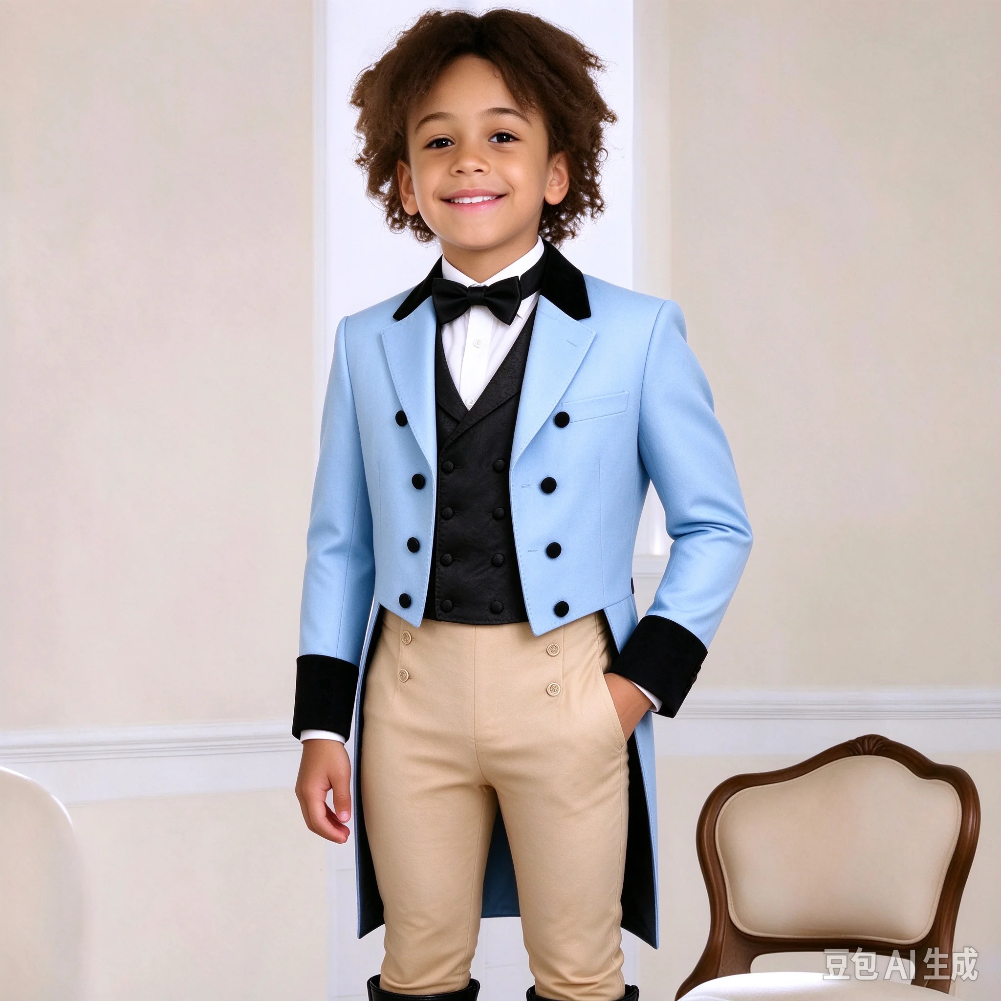 Men's Long Coat Peaked Lapel Three-Piece Suit Customizable Male Stage Clothing with Waistcoat Vest - Jacket Pants Vest Set