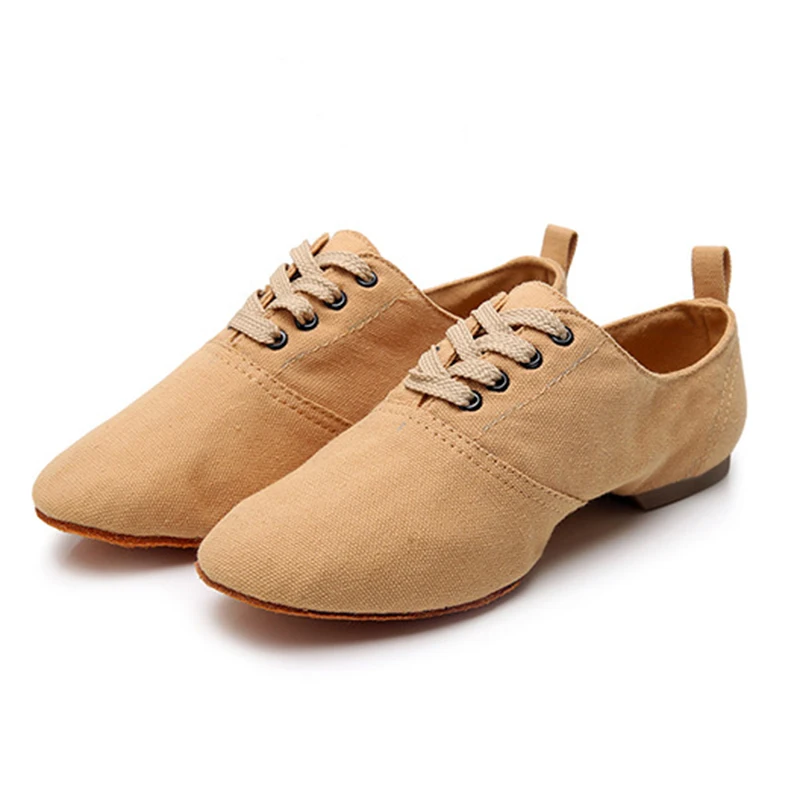 Unisex Jazz Dance Shoes Canvas Size 34-44 Girls Ballroom Modern Tango Performance Practise Dancing Shoes Wholesale - view 5