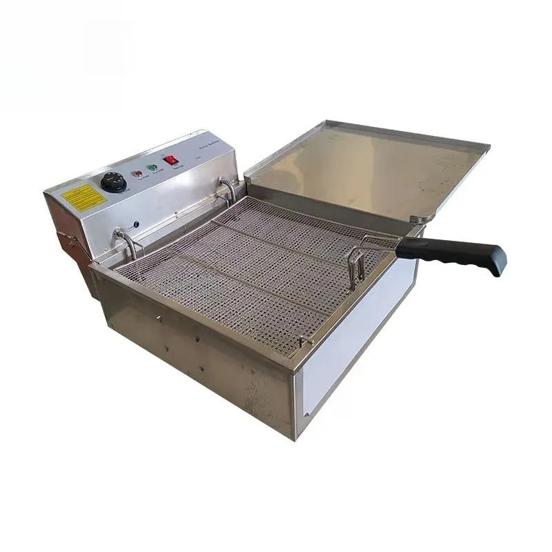 for Stainless Steel Mini Industrial Electric Fryer 25L Frying Kitchen Equipment with Oil Drain Valve