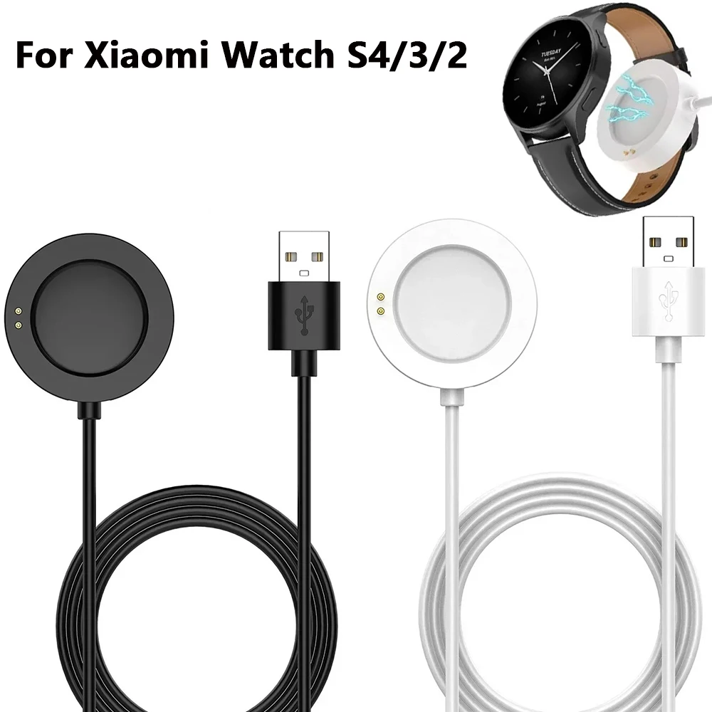 شاحن مغناطيسي كابل USB 100 سم متوافق مع ساعة Xiaomi S4 S3 S2 & Watch 2 Pro ملحقات الساعة الذكية للشحن السريع #1