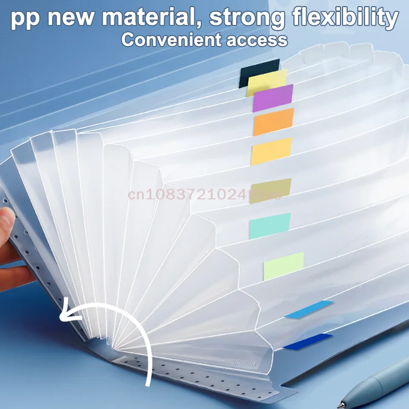 

13 Pockets Expanding File Folder Accordion Organizer - Document Check Receipt Bill Card Ticket Holder Expandable PP Wallet Case