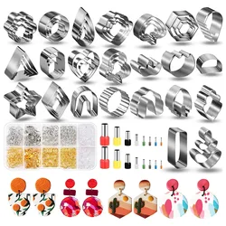 Polymer Clay Cutters for Earrings Making Stainless Steel Mold Handmade Tool Pottery Diy Ceramic Craft Designer Jewelry Supplies