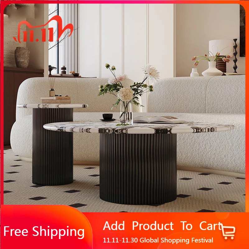 

Unique Designer Coffee Table Simple Modern Space Saving Writing Coffee Table Decoration Standing Couchtisch Postmodern Furniture