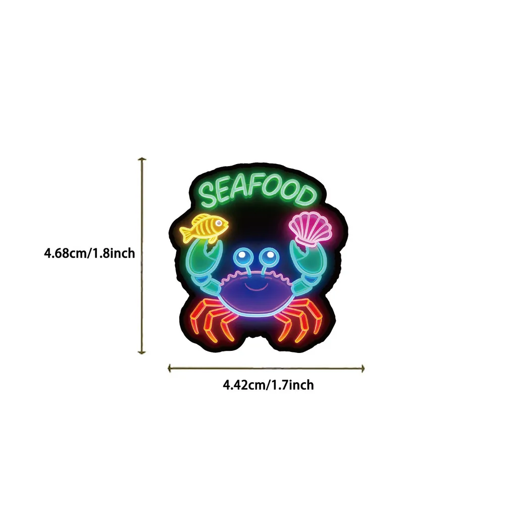 50Pcs Cartoon Neon Aesthetic PVC Stickers Waterproof for DIY Luggage Phone Guitar Giajar Sticker Store