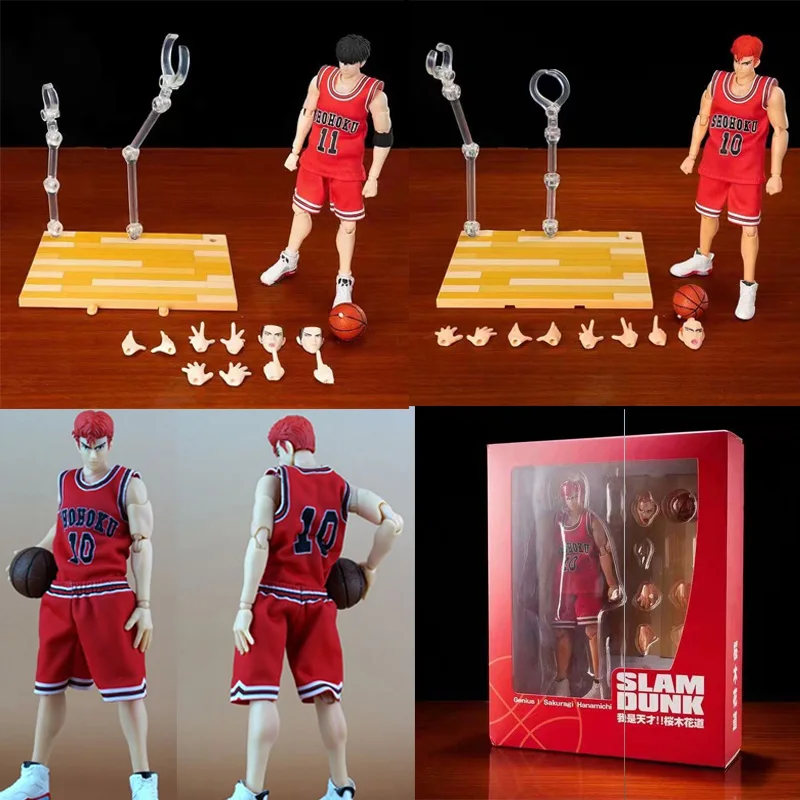 Slam Dunk Hanamichi Shohoku Sakuragi Hanamichi Action Figure Model Toy Doll Birthday Gift