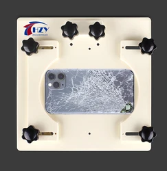 HZY Back Cover Glass Disassembly Fixture Clamp for iPhone Samsung Huawei Mobile Phone Repair Rear Housing Glass Remove Tools