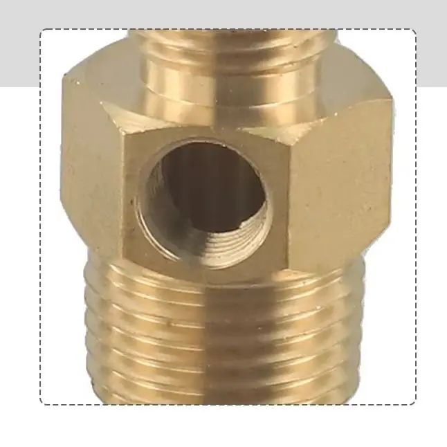 For Safety Maintenance Brass Check Valve Pressure Relief Valve Gold Color High Pressure Overpressure Protection Brass Material