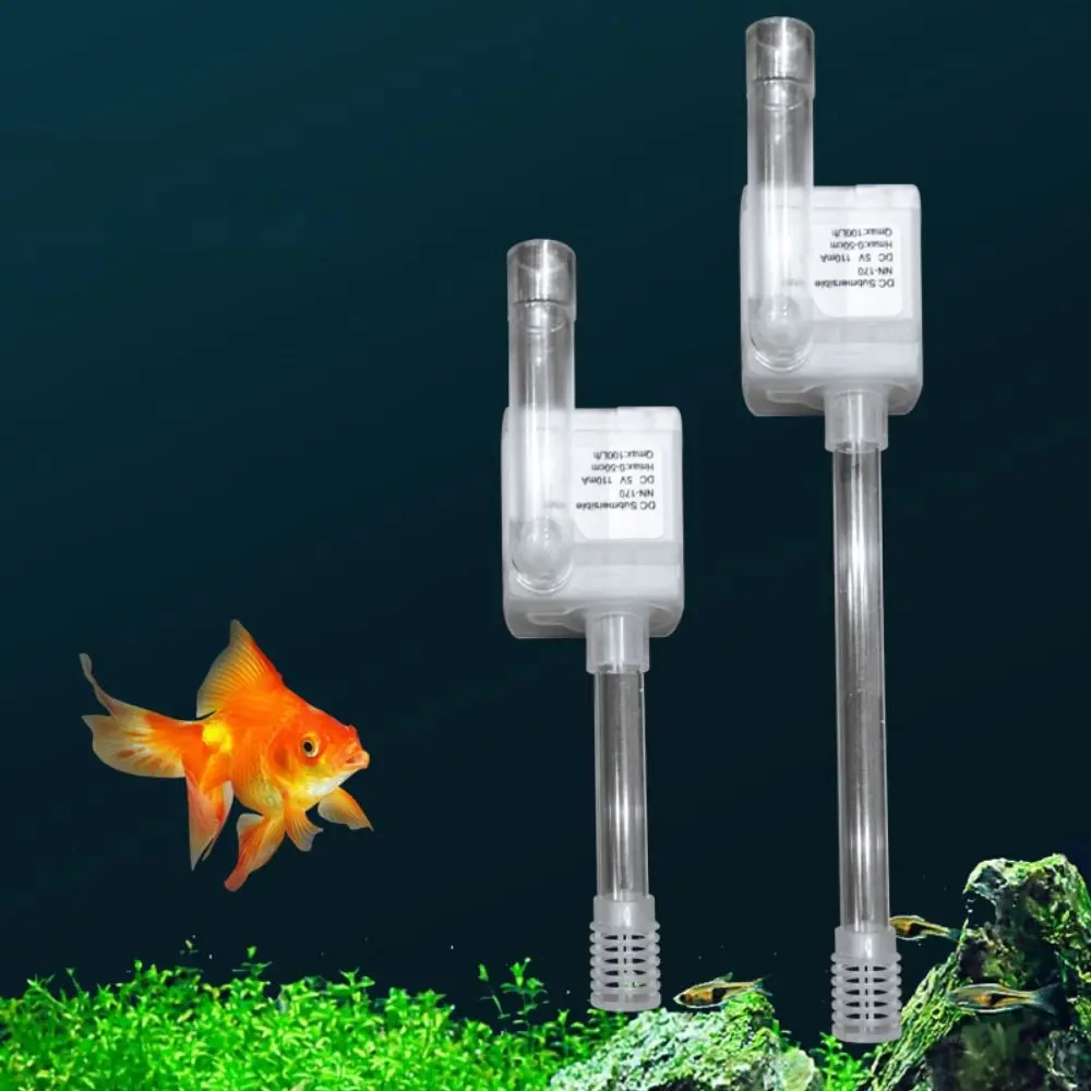 

Portable USB Small Submersible Pump Ultra Quiet Suction Cup Mini Water Pump Plastic 1W Water Fountain Pump Fish Tank