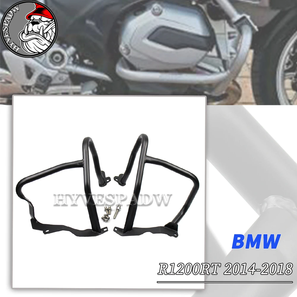 Motorcycle safety bar BMW R1200RT R1200 RT 2014 2015 2016 2017 2018, front engine bumper, stunt cage buffer frame protector