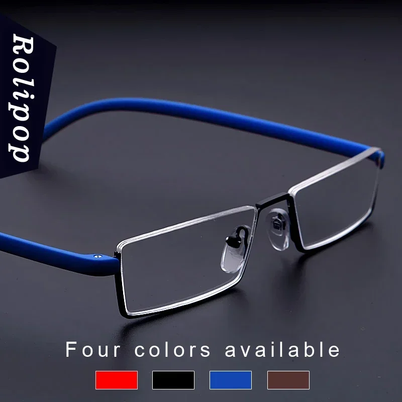 

Rolipop Tr90 Reading Glasses Men Metal Portable Magnifying Presbyopic Glasses Eyewear Women Half