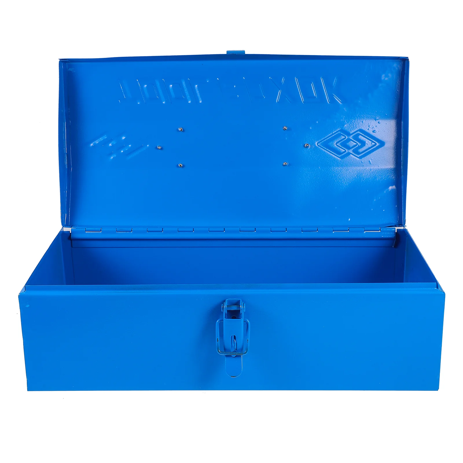 

Portable Metal Tool Box for Organizing and Storing Tools (Blue, 13.95X6.68X4.52In)