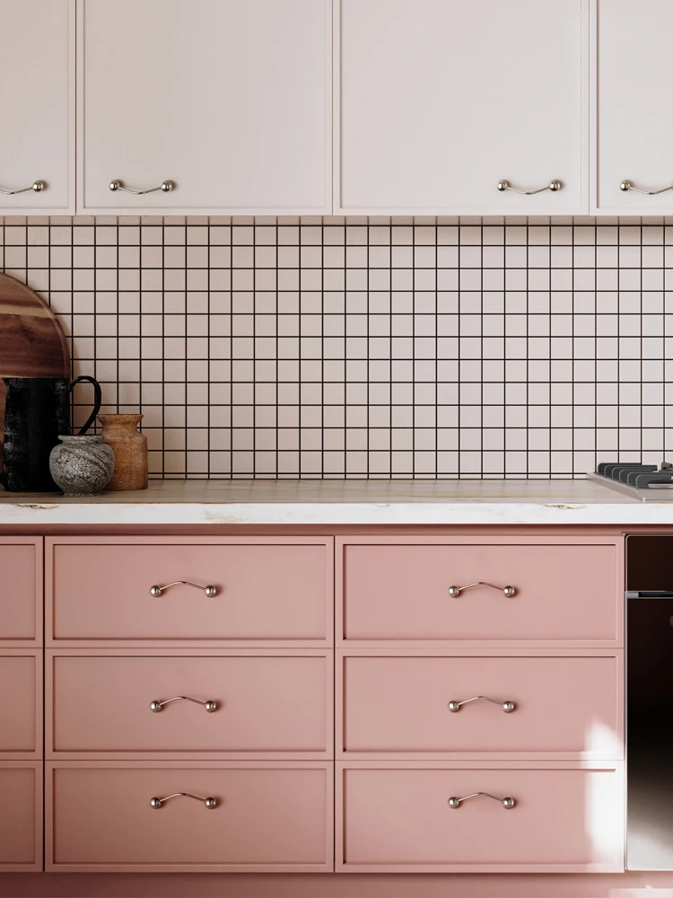 مقبض خزانة نحاسي فضي، مقبض أثاث، مقبض خزانة الملابس، مقبض أثاث من النيكل #3