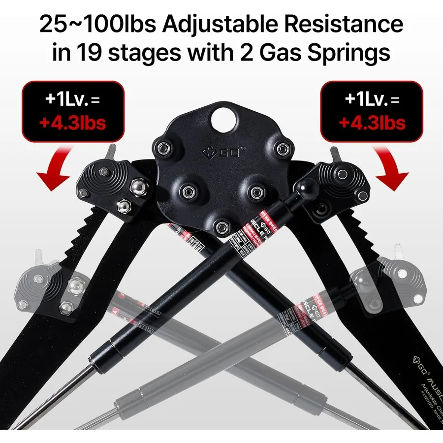 مضخة عضلية جديدة لتوسيع الصدر لتدريب قوة الجسم العلوي وتنمية عضلات الكتف مثالية لتمرين الصدر للرجال أ #4