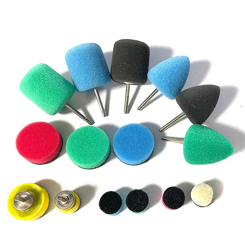 

Automotive Tools Car Polishing Kit Auto Car 16 PCS Detail Polisher Pads Polishing Buffing Pads Sponge Sponge Pads