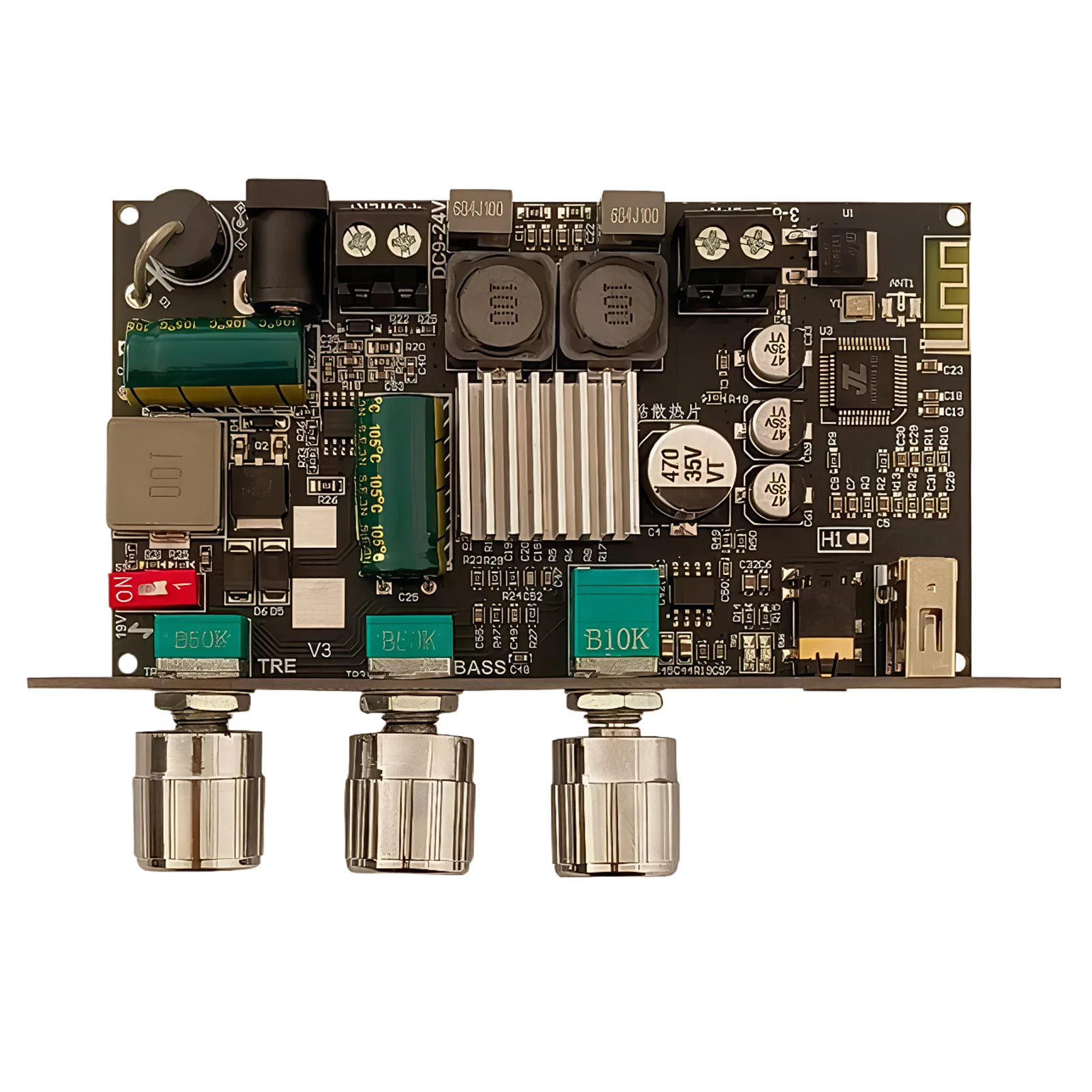 1001U TPA3116-Y41A AMP Tone Board With Boost Mono 100W Bluetooth Amplifier Board High And Low Tone TWS Outdoor DIY Speaker