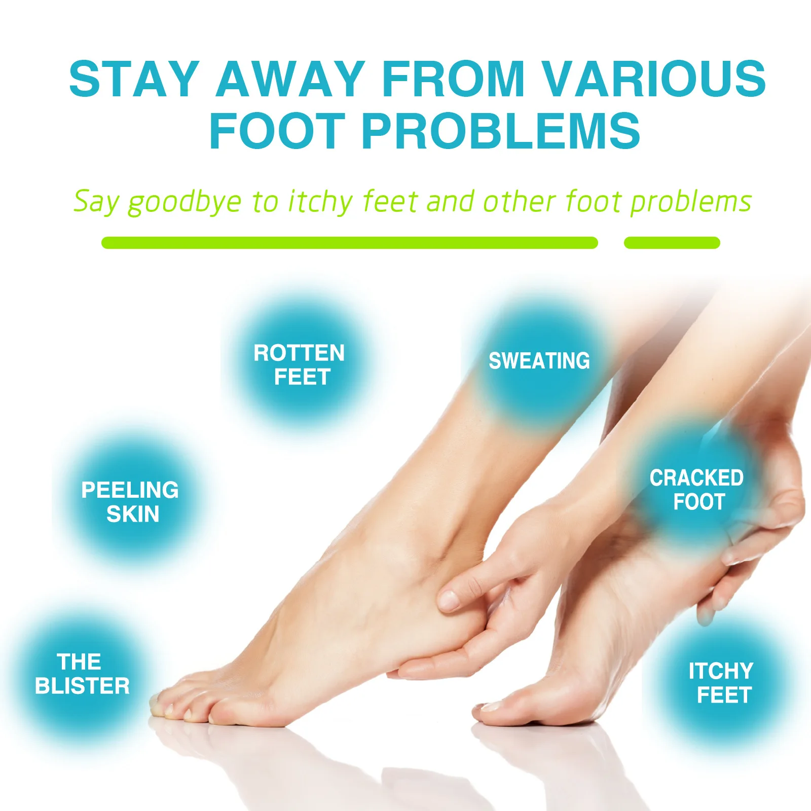 Foot Deodorant Spray Perfume Anti Cracking Nail Feet Odor Care Moisturizing Repairing Shoe Fresheners Foot Odor Removal Spray