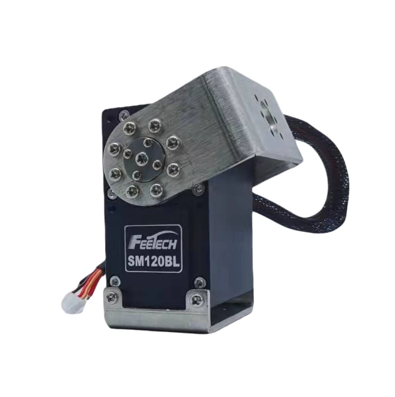 

24 В 120 кг RS485 управление большой сервопривод серводвигатель с высоким крутящим моментом для промышленного роботизированного оборудования интеллектуальное поле автоматизации