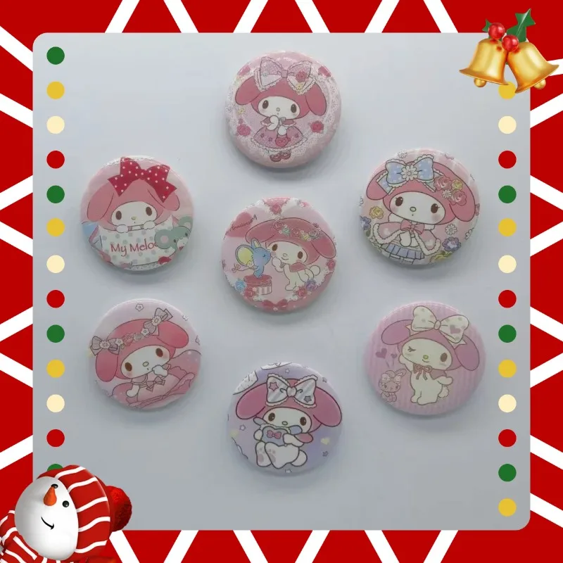 

Sanrio My Melody Brooch Cartoon Anime Figures Q Figural Backpack Clothing Anime Merchandise Decorate Cute Children Birthday Gift