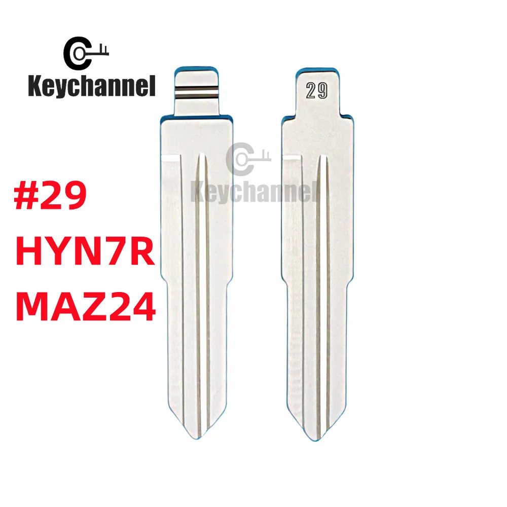 10pcs Car Key Blade lishi HYN7R Metal Blank Flip KD VVDI Flip Key Blade #29 for Hyundai SONATA MOINCA KIA Sorento Optima Xhorse