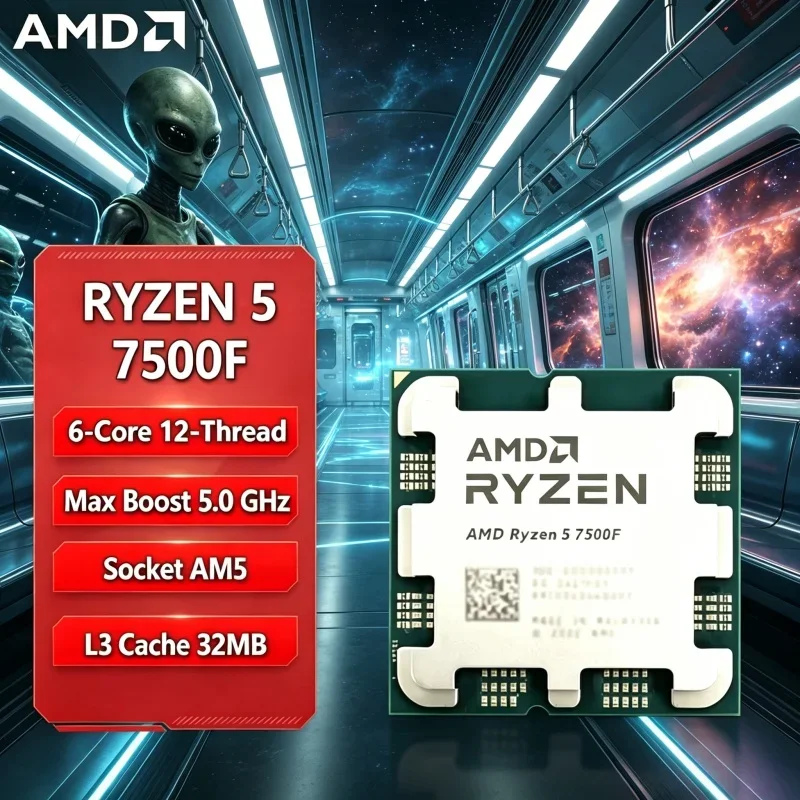 AMD Ryzen 5 7500F: Potência e Velocidade AM5