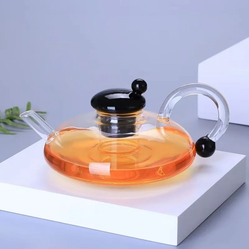 Heatresistant Glass Tea Set Household Electric Pottery Stove  Maker pot  Creative Filter Rat Tail Pot