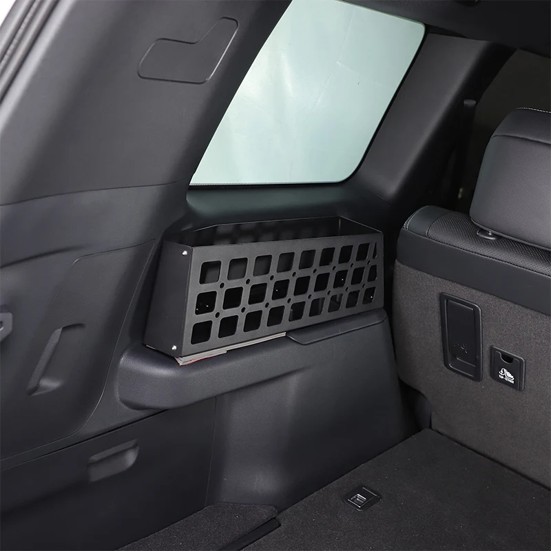 For Toyota Prado LC250 2024-2025 Aluminum alloy car trunk storage baskets on both sides Tool storage basket Auto accessories
