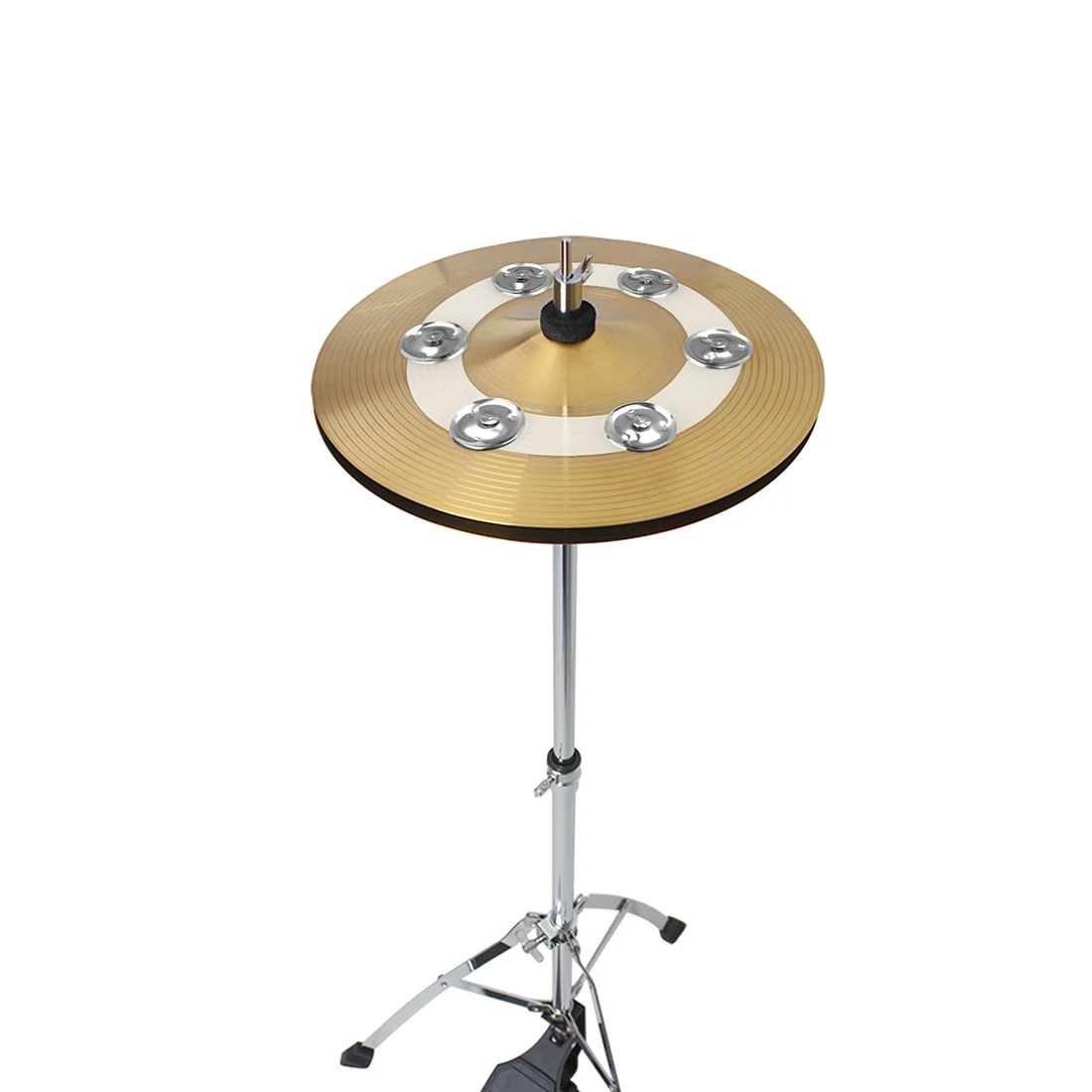 SLADE 6 Bell Hi-hat Drums Bell Drum Kit Cymbal Bell Tambourine For Drum Percussion Accessories Set Accessory Drums Supply Ring