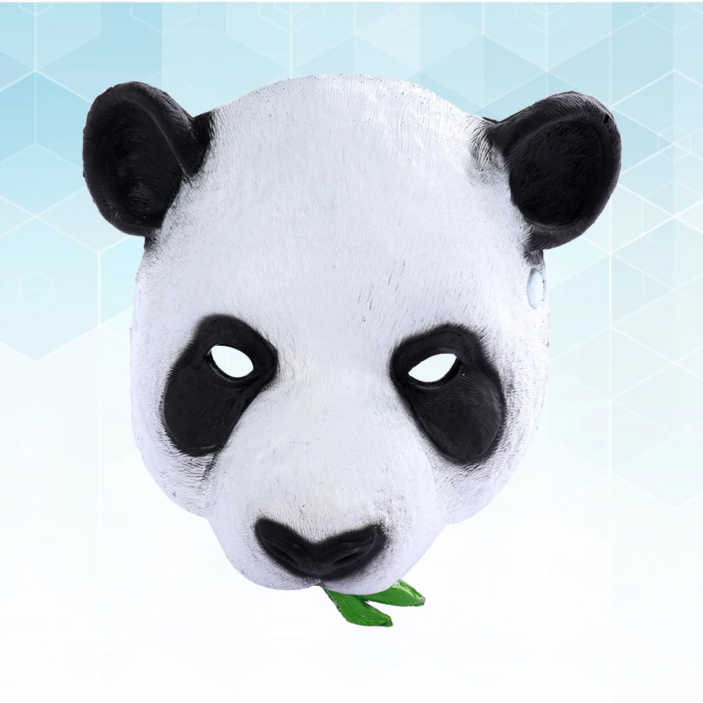 

Giant Panda Mask Halloween Half Funny Masquerade Face Animal Costume Cool Adult Party