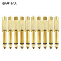 5/10pcs Gold Plated Audio Adapter 6.35mm 1/4\