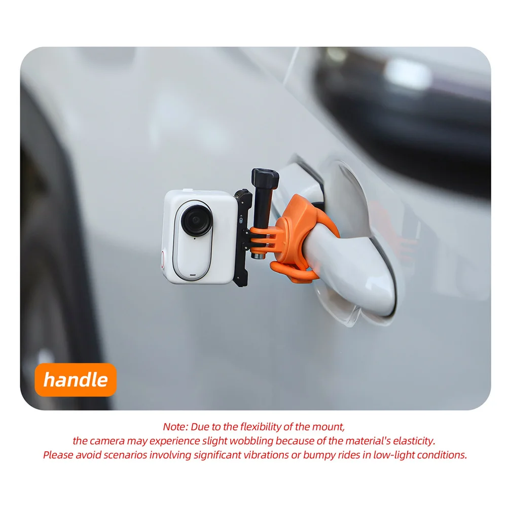 Para série de ação/série insta360/série de bolso câmera esportiva flexível alça fixa suporte acessórios