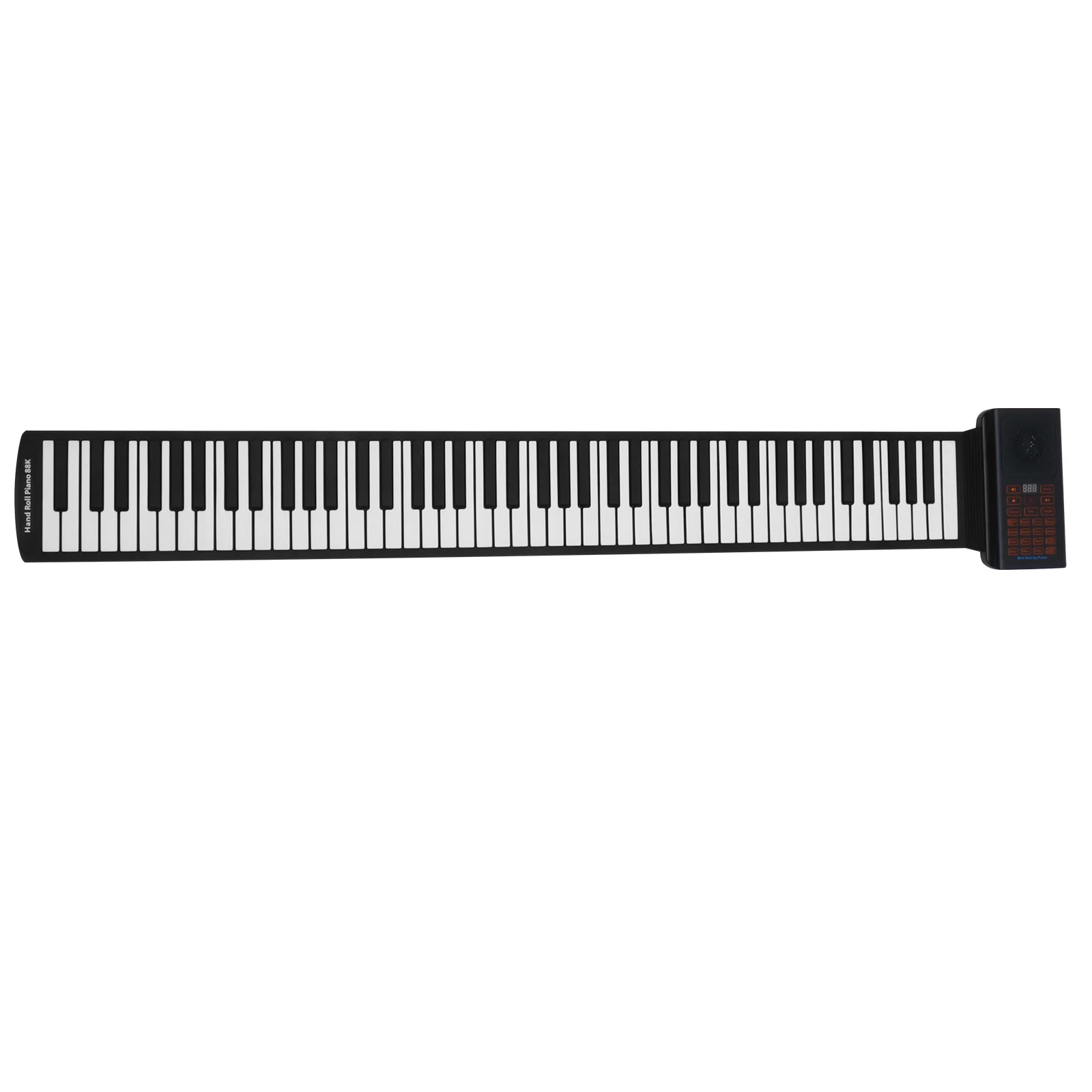 

88 Keys Portable Electronic Piano Roll Up Keyboard With Drum Vibrato Recording Usb Wireless 128 Tones 128 Rhythms Foldable