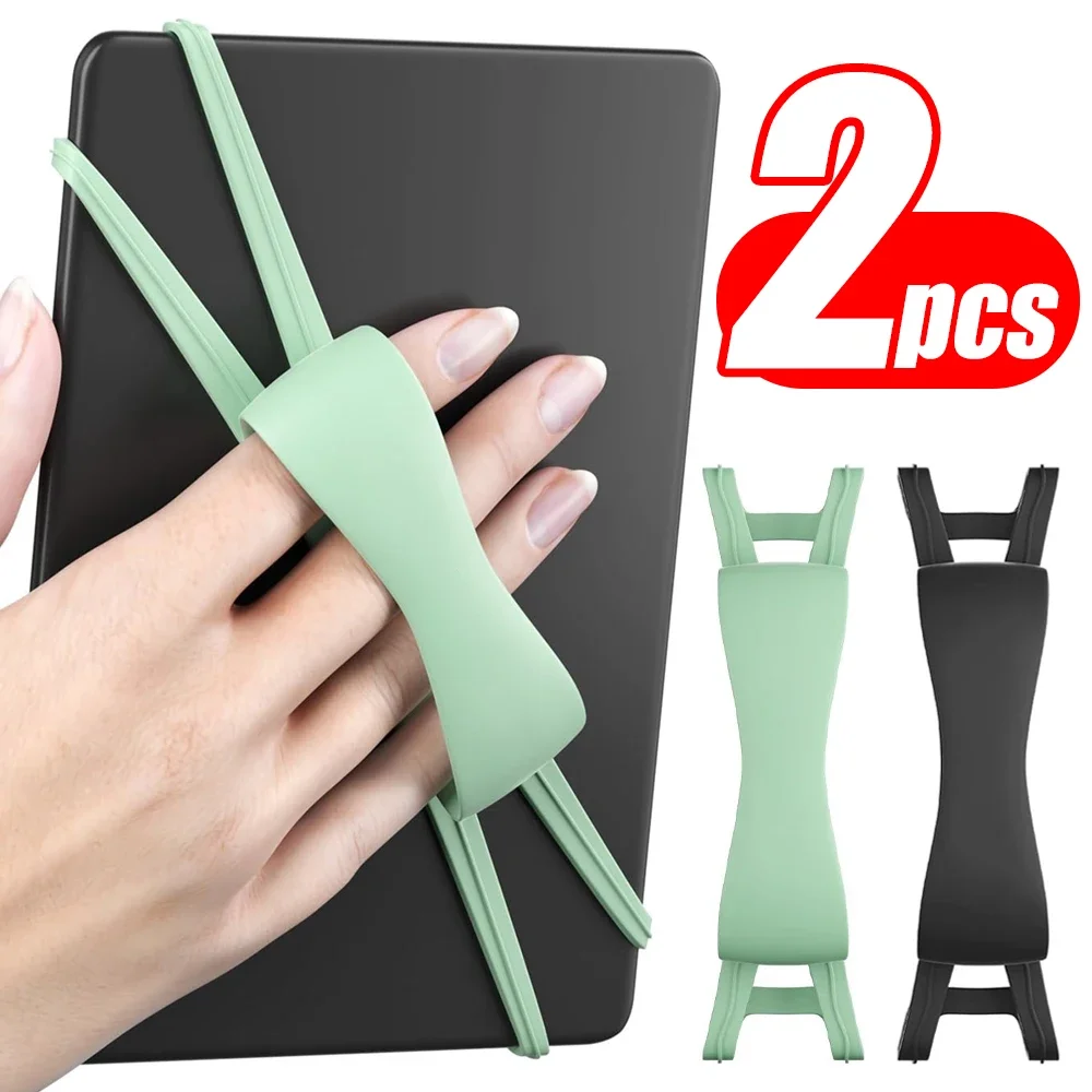 Soft Silicone Hand Strap for Kindle Tablets Comfortable Lightweight Finger Grip Holder High Elasticity Straps for Kobo E-Book