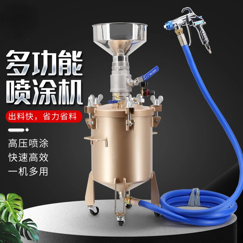 

32 liter pressure bucket water in water colorful spray water in sand pneumatic spray gun exterior wall real stone paint pressure