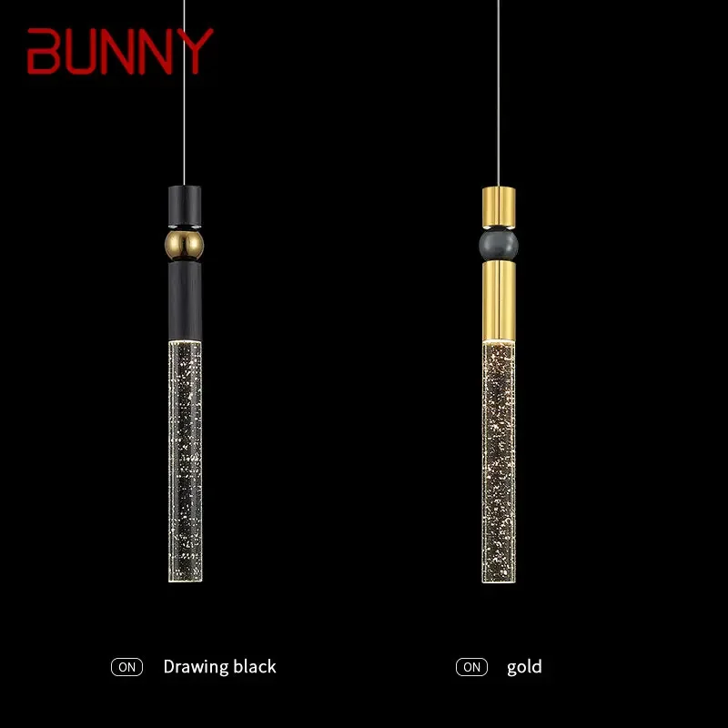 

Современный хрустальный подвесной светильник BUNNY, Золотая светодиодная люстра для кухни, острова, бара, гостиной, столовой