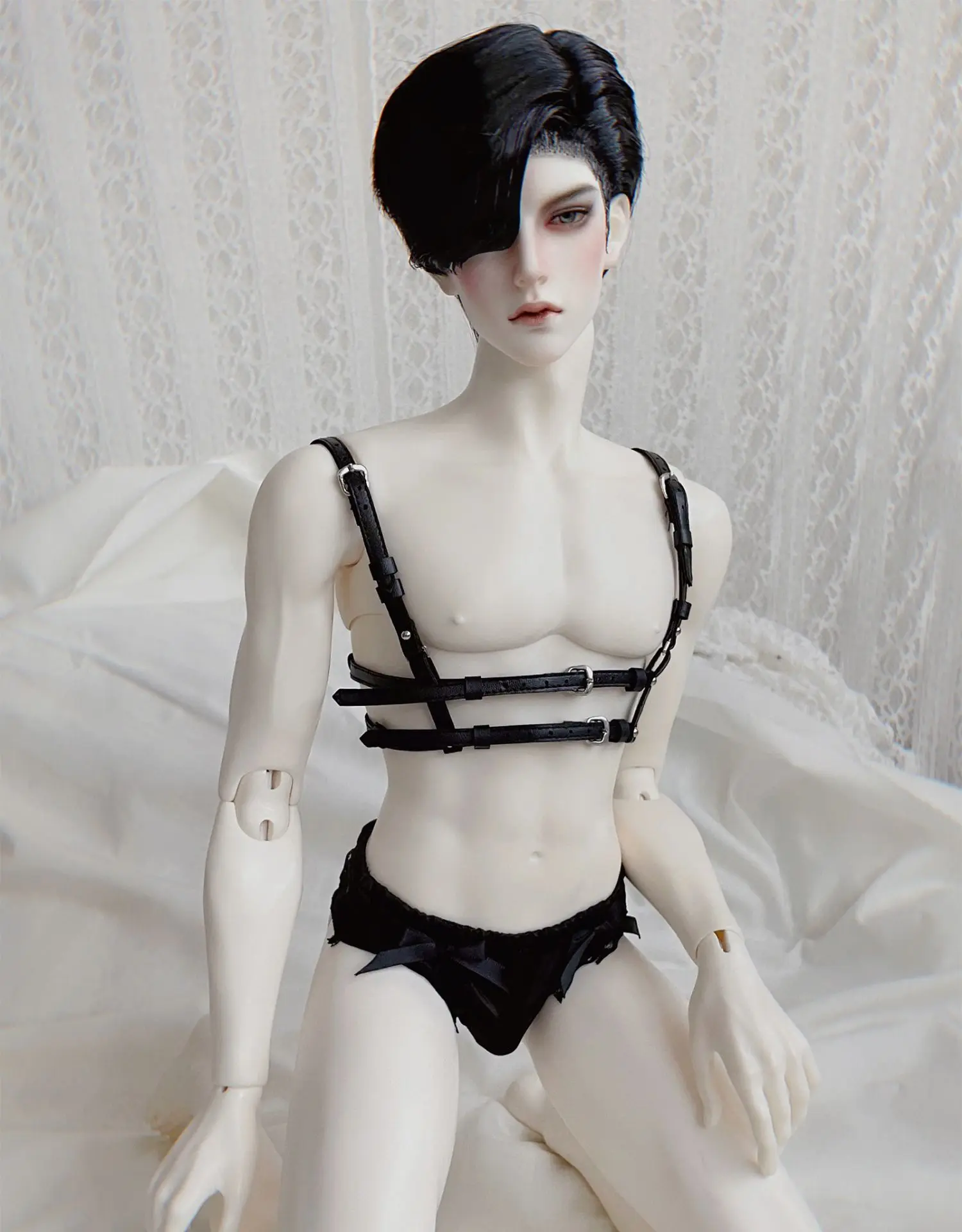 D04-007 ألعاب أطفال BJD SD ID75 73 دمية دمية اكسسوارات يدوية مثير القوس سراويل داخلية نسائية من الدانتيل الملابس الداخلية 1 قطعة